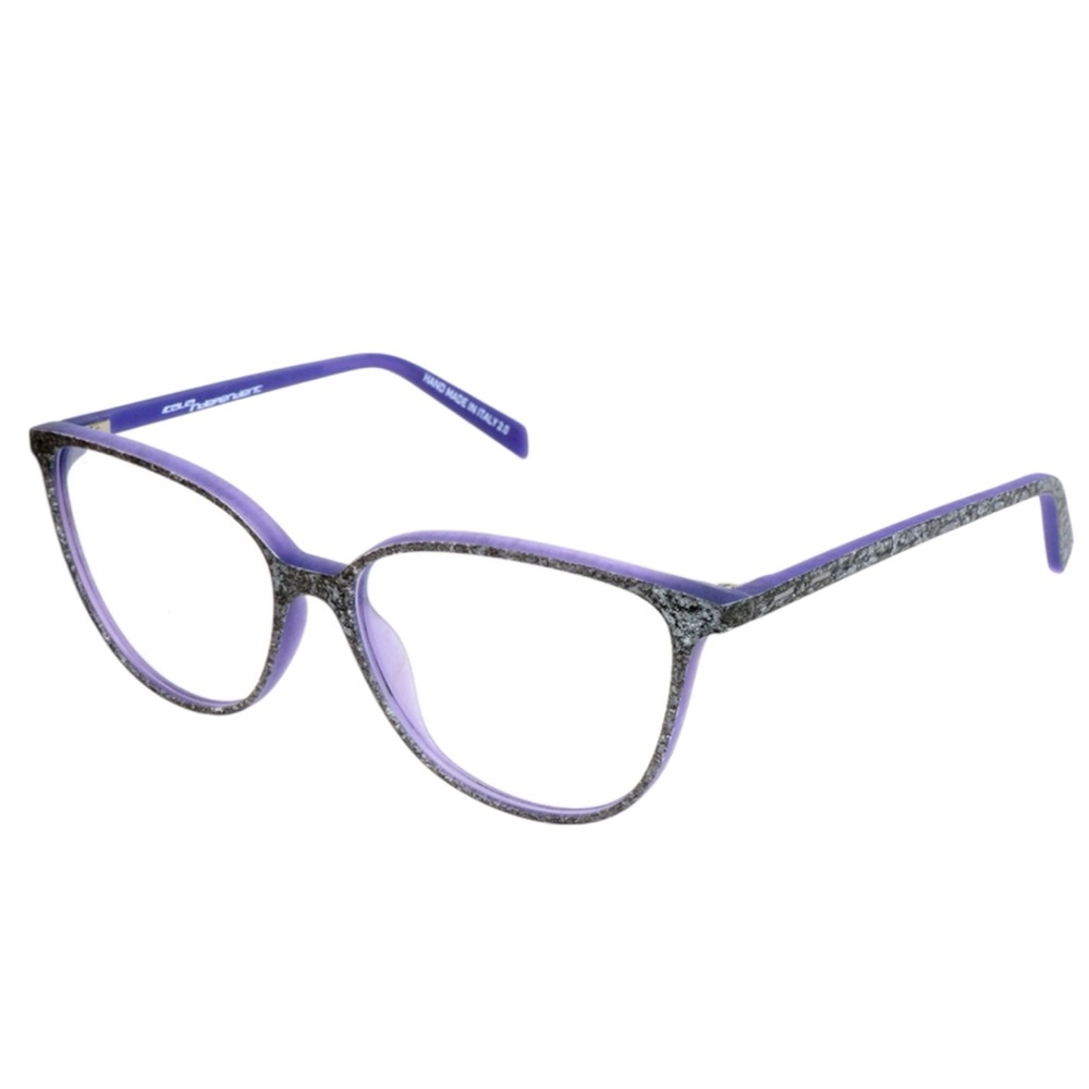 Italia Independent 5624 Women’s Eyeglasses | Purple/Grey Cat Eye | 53-15-140